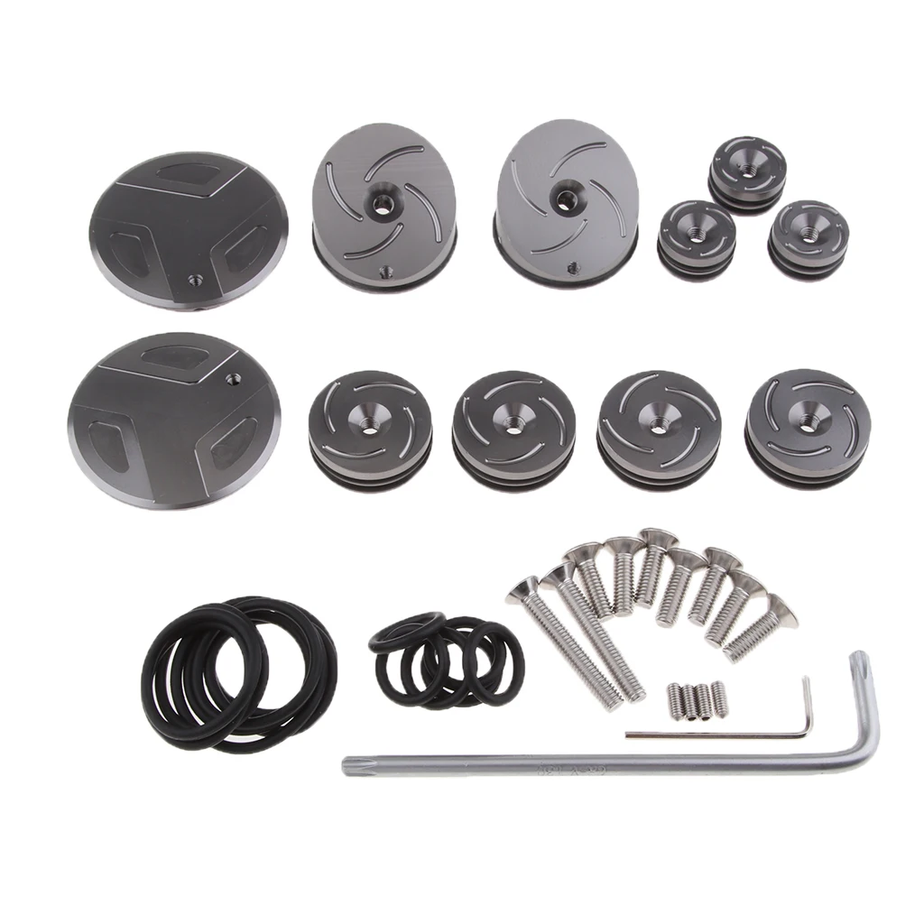 1 Set Silver Frame Hole Caps Decor Covers Plugs Kit for BMW ADV R1200RT 2014, 2015, 2016, 2017
1 Set Silver Frame Hole Caps Decor Covers Plugs Kit for BMW ADV R1200RT 2014, 2015, 2016, 2017