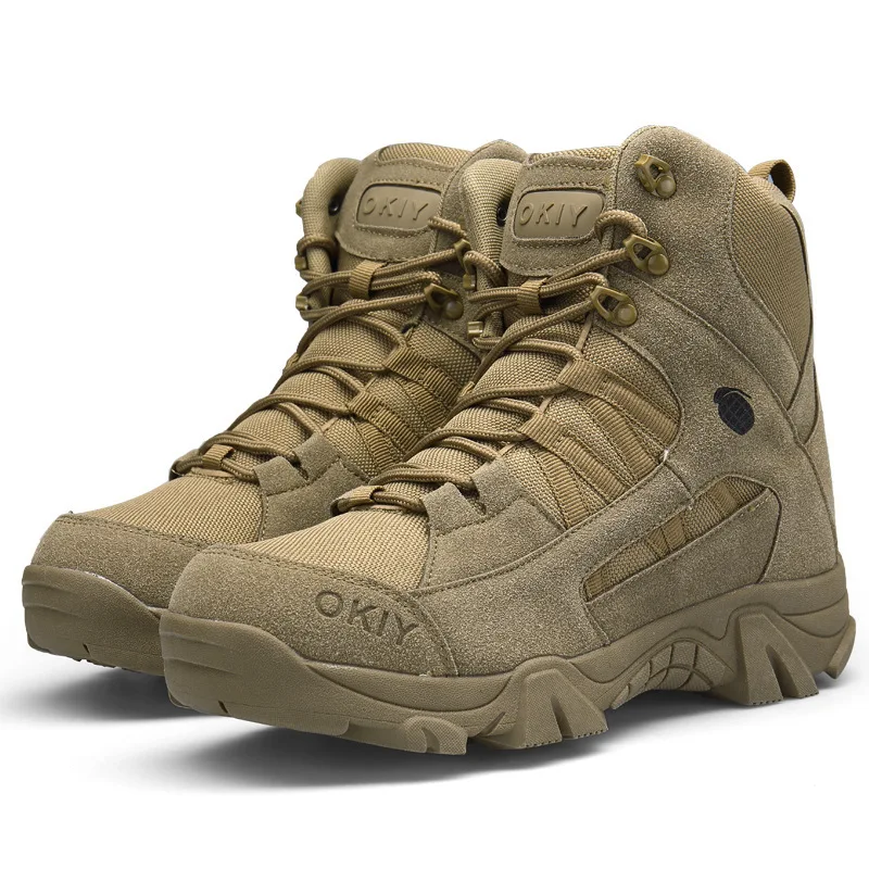 New Autumn Winter Military Boots Outdoor Male Hiking Boots Men Special Force Desert Tactical Combat Ankle Boots Men Work Boots
New Autumn Winter Military Boots Outdoor Male Hiking Boots Men Special Force Desert Tactical Combat Ankle Boots Men Work Boots