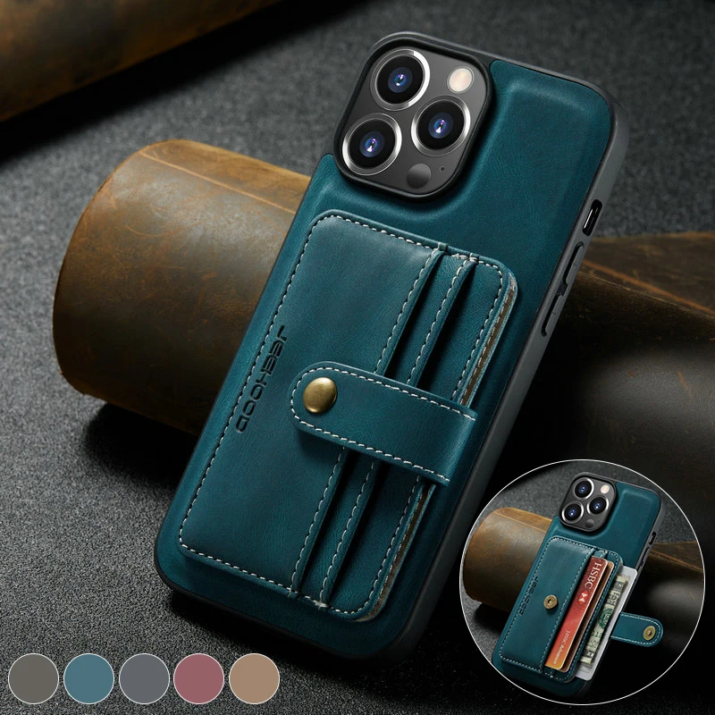 Two in one Theft Prevention Wallet Leather Cases For iPhone 13 12 Mini 11 Pro XS Max SE 2020 8 7 Plus Business Shockproof Cover
Two in one Theft Prevention Wallet Leather Cases For iPhone 13 12 Mini 11 Pro XS Max SE 2020 8 7 Plus Business Shockproof Cover