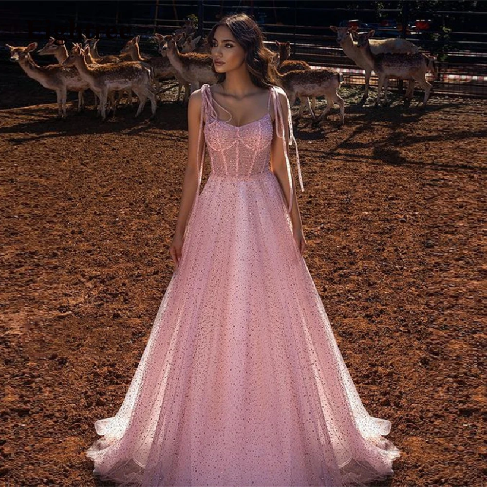 Eightree Pink Shiny New A-Line Long Prom Dresses Spaghetti Sleeveless Sequines Sparkly Glitter Formal Evening Dress Party Gowns
Eightree Pink Shiny New A-Line Long Prom Dresses Spaghetti Sleeveless Sequines Sparkly Glitter Formal Evening Dress Party Gowns