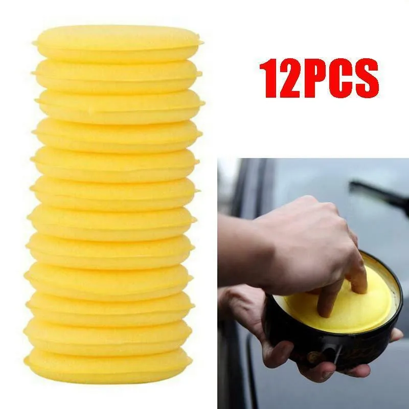 12PCS/Pack Car Foam Waxing Pads Vehicle Sponge Applicator Clean Paint Polishing Maintenance Yellow 100mm High Quality
12PCS/Pack Car Foam Waxing Pads Vehicle Sponge Applicator Clean Paint Polishing Maintenance Yellow 100mm High Quality