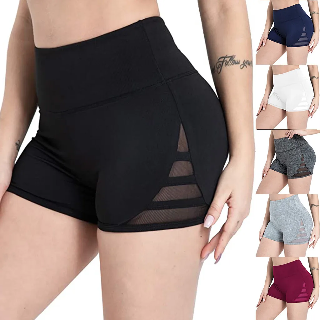 Women's High Waist Breathable Mesh Patchwork Fitness Running Non-Perspective Yoga Shorts mallas deporte mujer штаны женский 2021
Women's High Waist Breathable Mesh Patchwork Fitness Running Non-Perspective Yoga Shorts mallas deporte mujer штаны женский 2021