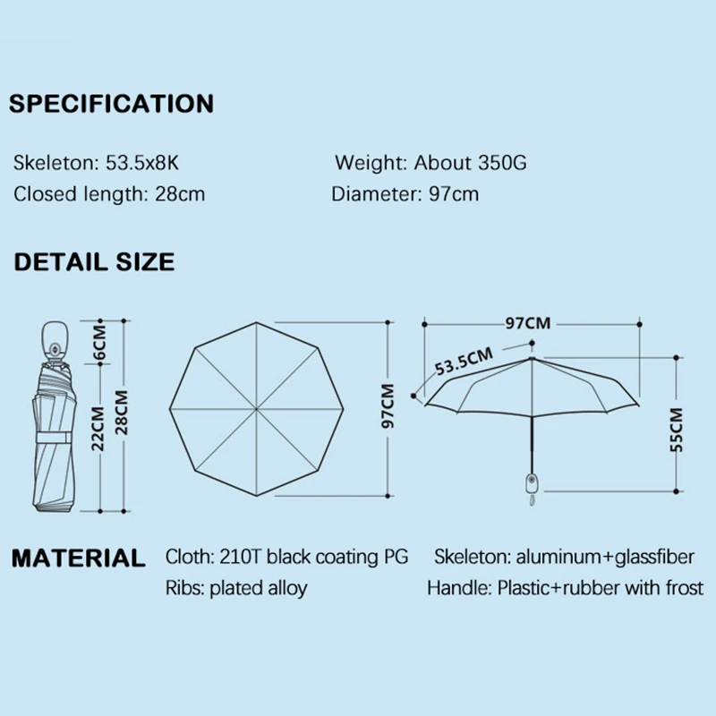 New Hgh-Quality Umbrellas For Men And Women, Portable Transparent UV Protection Sun Umbrella, Folding Umbrella
New Hgh-Quality Umbrellas For Men And Women, Portable Transparent UV Protection Sun Umbrella, Folding Umbrella