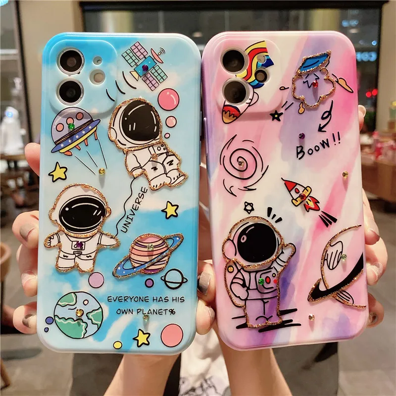 Cartoon Astronaut Phone Case for IPhone 11 12 Pro Max Mini SE 2020 6 6S 7 8 Plus 7plus XS X XR Soft Cases Silicone Back Cover
Cartoon Astronaut Phone Case for IPhone 11 12 Pro Max Mini SE 2020 6 6S 7 8 Plus 7plus XS X XR Soft Cases Silicone Back Cover
