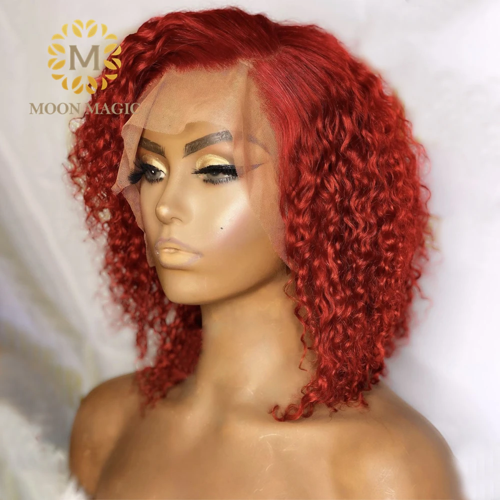 Red Kinky Curly T Part Lace Human Hair Wigs Remy Hair Pre Plucked Colored Malaysian Human Hair Wigs For Women Bob Lace Part Wigs
Red Kinky Curly T Part Lace Human Hair Wigs Remy Hair Pre Plucked Colored Malaysian Human Hair Wigs For Women Bob Lace Part Wigs