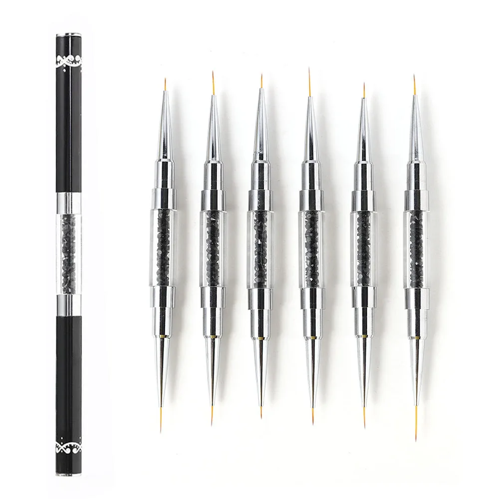 Fashion Beautiful 1 PC Double-end Nail Liner Painting Brush Drawing Pen Manicure Art Tools Pinceau Ongles Unhas Paznokcie
Fashion Beautiful 1 PC Double-end Nail Liner Painting Brush Drawing Pen Manicure Art Tools Pinceau Ongles Unhas Paznokcie