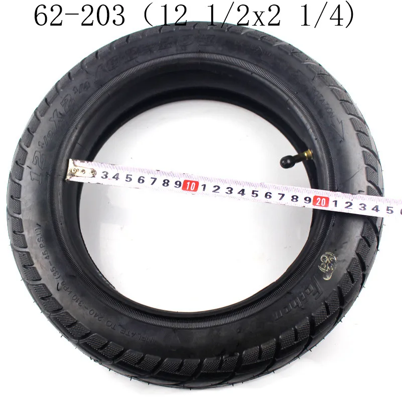 12 1/2 X 2 1/4 ( 62-203 ) fits Many Gas Electric Scooters and e-Bike 12 1/2X2 1/4 wheel tyre & inner tube
12 1/2 X 2 1/4 ( 62-203 ) fits Many Gas Electric Scooters and e-Bike 12 1/2X2 1/4 wheel tyre & inner tube