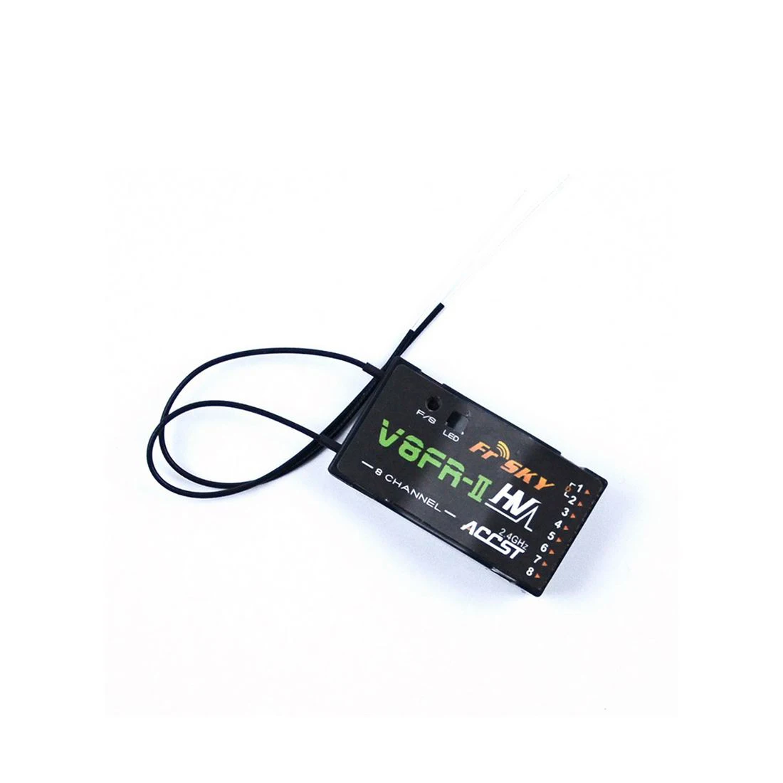Frsky V8FR-II 2.4Ghz 8CH Receiver V Series ACCST HV Version Long Range 3.0V-16V High Voltage Receiver For RC Drone Multicopter
Frsky V8FR-II 2.4Ghz 8CH Receiver V Series ACCST HV Version Long Range 3.0V-16V High Voltage Receiver For RC Drone Multicopter