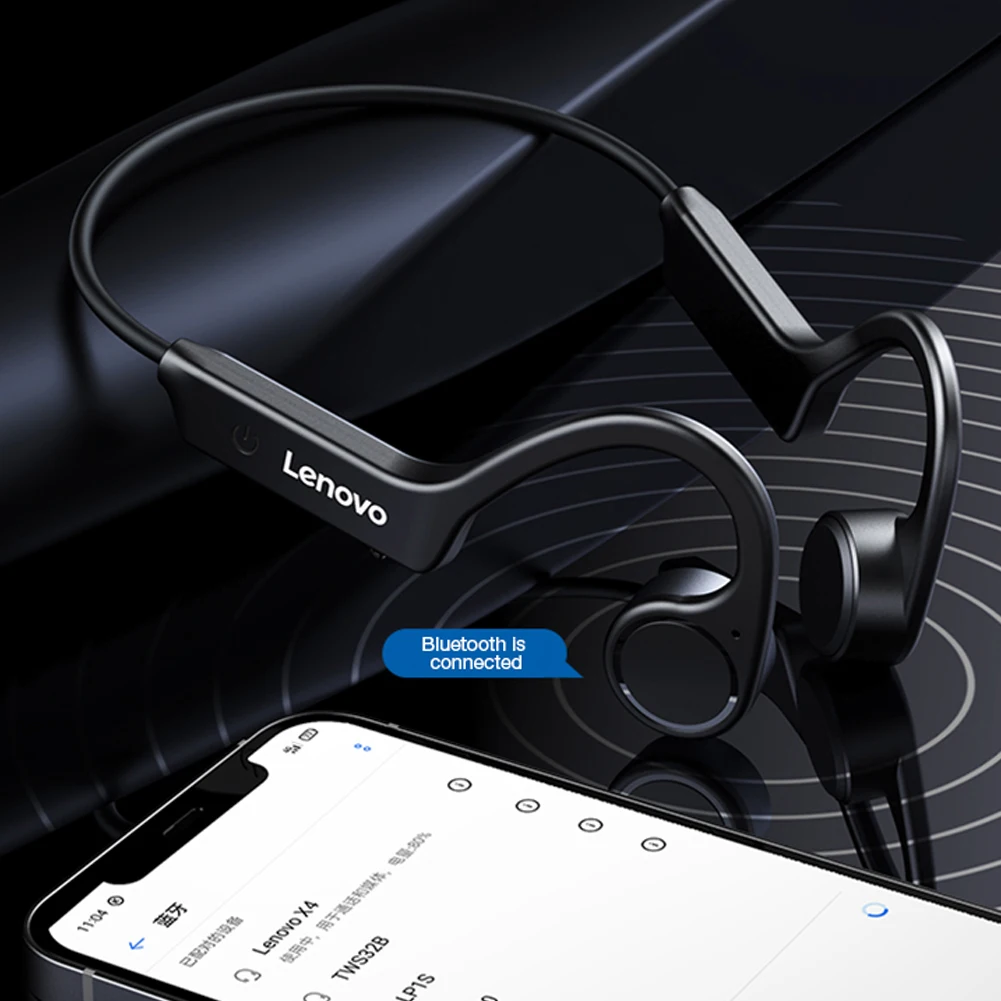 Lenovo X4 Bone Conduction Bluetooth 5.0 Headset Headphones Open Ear Headset Wireless Earphones for Sport Running Workout Home
Lenovo X4 Bone Conduction Bluetooth 5.0 Headset Headphones Open Ear Headset Wireless Earphones for Sport Running Workout Home