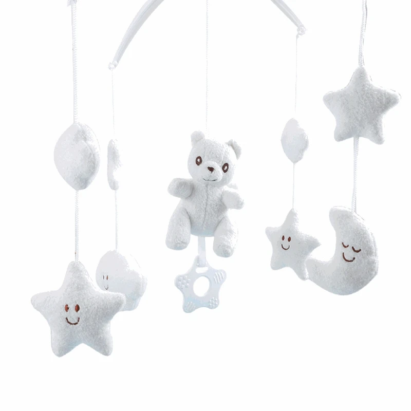 Baby Bed Moon&Star Haning Supplies Plush Decoration with Bell Inside Interactive Toy Infant Gift for Baby Brain Train
Baby Bed Moon&Star Haning Supplies Plush Decoration with Bell Inside Interactive Toy Infant Gift for Baby Brain Train