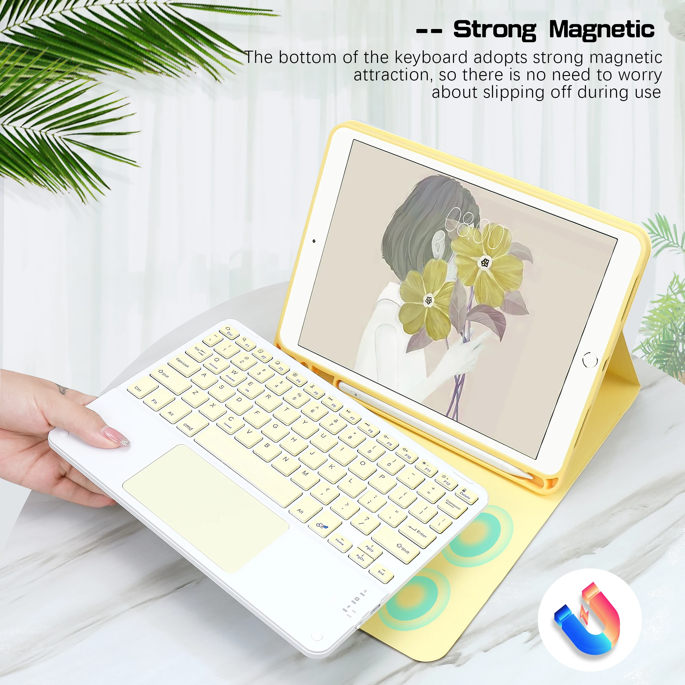 Беспроводная клавиатура и мышь Magic для iPad Pro 11 чехол 2021 2020 Air 4 10 2 7 8 5 6 поколения 3