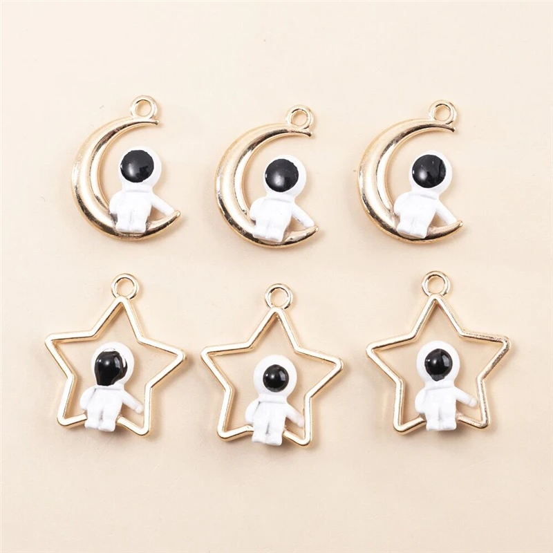 10pcs Cute Pick Up Stars Astronaut Dangle Piercing Nail Charms Alloy Nail Art Decoration Accessories Nail Jewelry Making DIY
10pcs Cute Pick Up Stars Astronaut Dangle Piercing Nail Charms Alloy Nail Art Decoration Accessories Nail Jewelry Making DIY