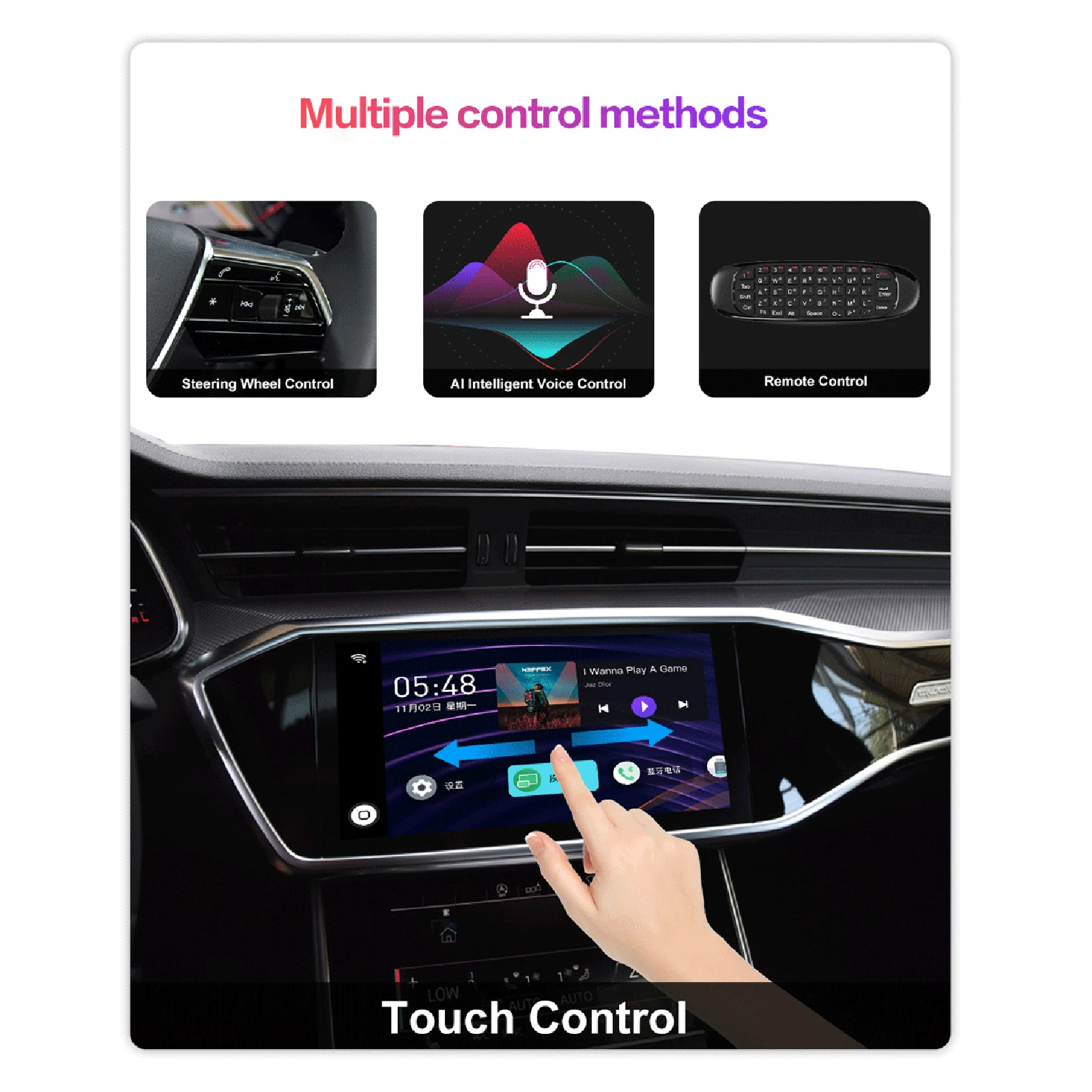 Carplay Mini Wireless Car Ai Box Carplayer System Plug and Play for Android 9.0 Apple TV Auto 4GB RAM 64GB ROM Video Navigation
Carplay Mini Wireless Car Ai Box Carplayer System Plug and Play for Android 9.0 Apple TV Auto 4GB RAM 64GB ROM Video Navigation