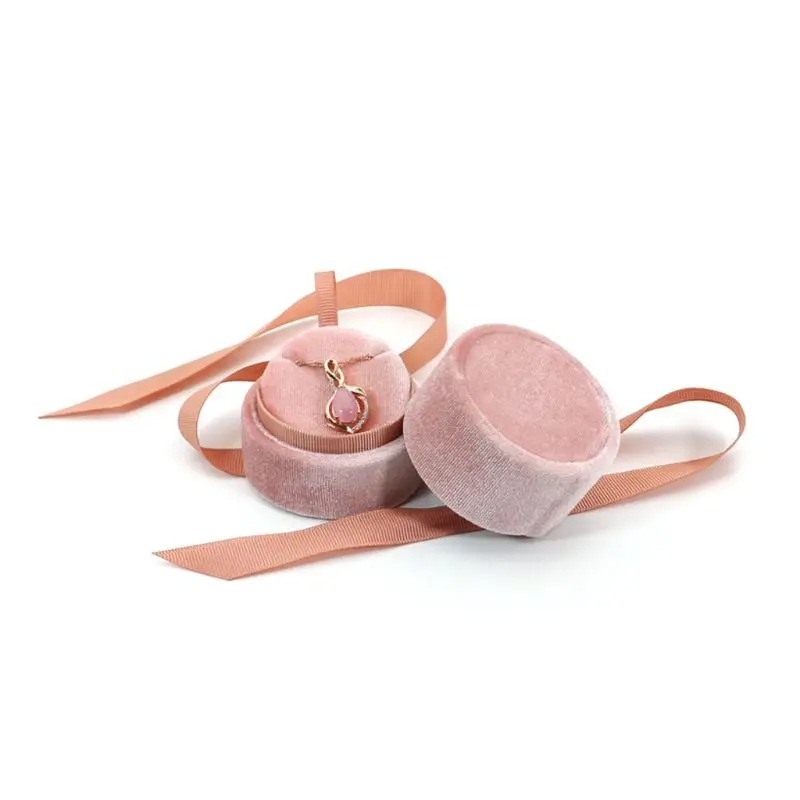 Pendant Necklace Jewelry Box Round Bowknot Wedding Ring Earrings Display Case
Pendant Necklace Jewelry Box Round Bowknot Wedding Ring Earrings Display Case