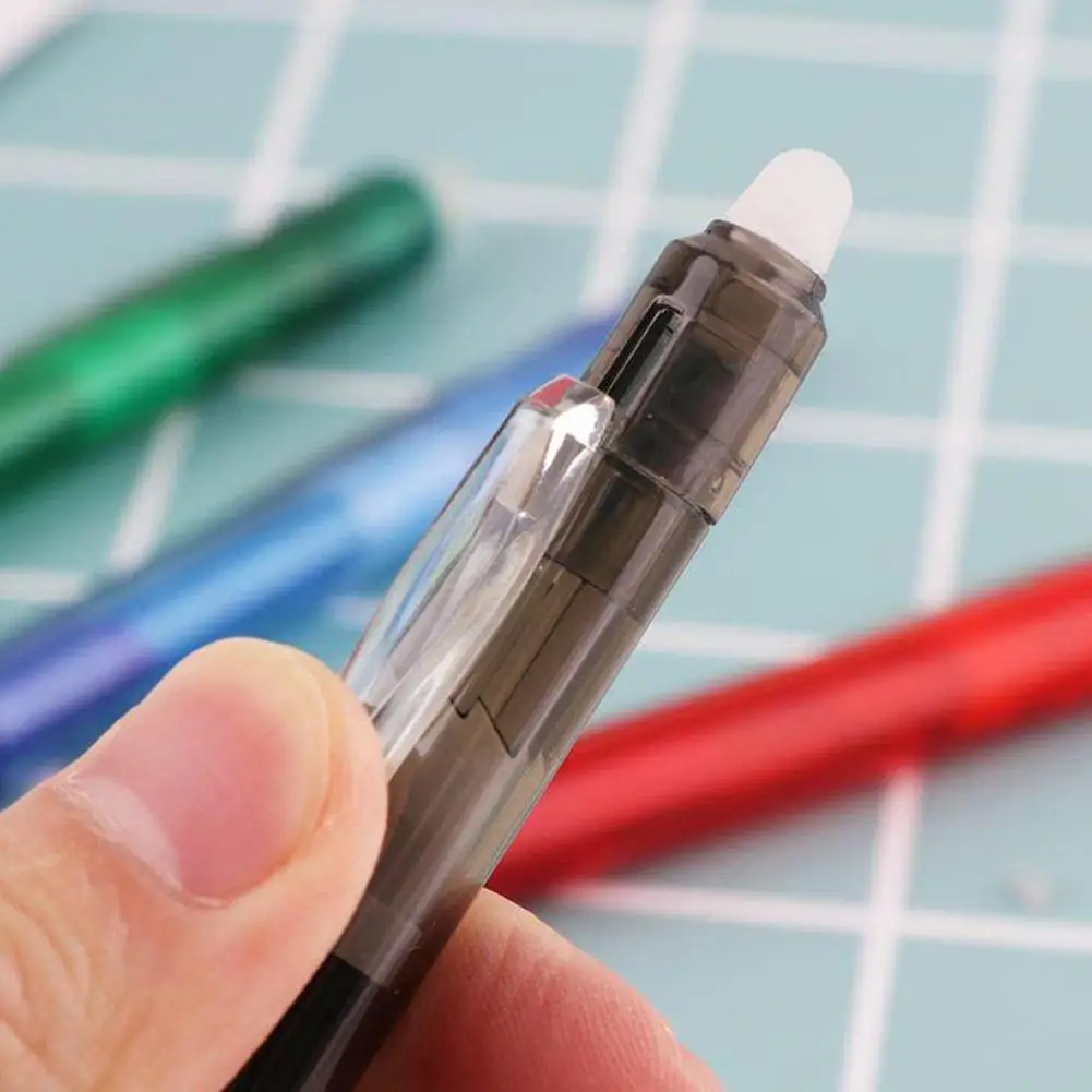 1PC 0.7mm Erasable Gel Pen Retractable Press Ink Pen Blue School Refill Black Suppplies Student Color Stationery Green Pens T0K5
1PC 0.7mm Erasable Gel Pen Retractable Press Ink Pen Blue School Refill Black Suppplies Student Color Stationery Green Pens T0K5