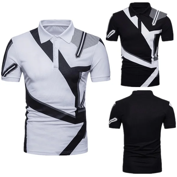 ZOGAA Men's Color Matching Striped Short-sleeved Tops Tees Shirt Men Business Casual Lapel Black White Breathable Polos Shirts
ZOGAA Men's Color Matching Striped Short-sleeved Tops Tees Shirt Men Business Casual Lapel Black White Breathable Polos Shirts