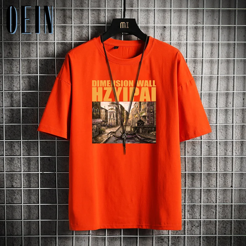 OEIN Men's Printed Short Sleeve T-shirt 2021 Summer Man Casual Oversized Tops Korean Streetwear Male Clothing Tops O Neck Tees
OEIN Men's Printed Short Sleeve T-shirt 2021 Summer Man Casual Oversized Tops Korean Streetwear Male Clothing Tops O Neck Tees
