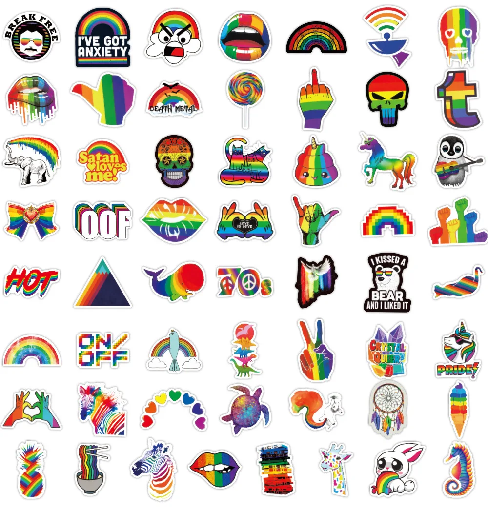 100pcs Rainbow Stickers Sheets Waterproof Suitcase Notebook Scooter Stickers Graffiti DIY Sticker Kid Toy For Childrens
100pcs Rainbow Stickers Sheets Waterproof Suitcase Notebook Scooter Stickers Graffiti DIY Sticker Kid Toy For Childrens