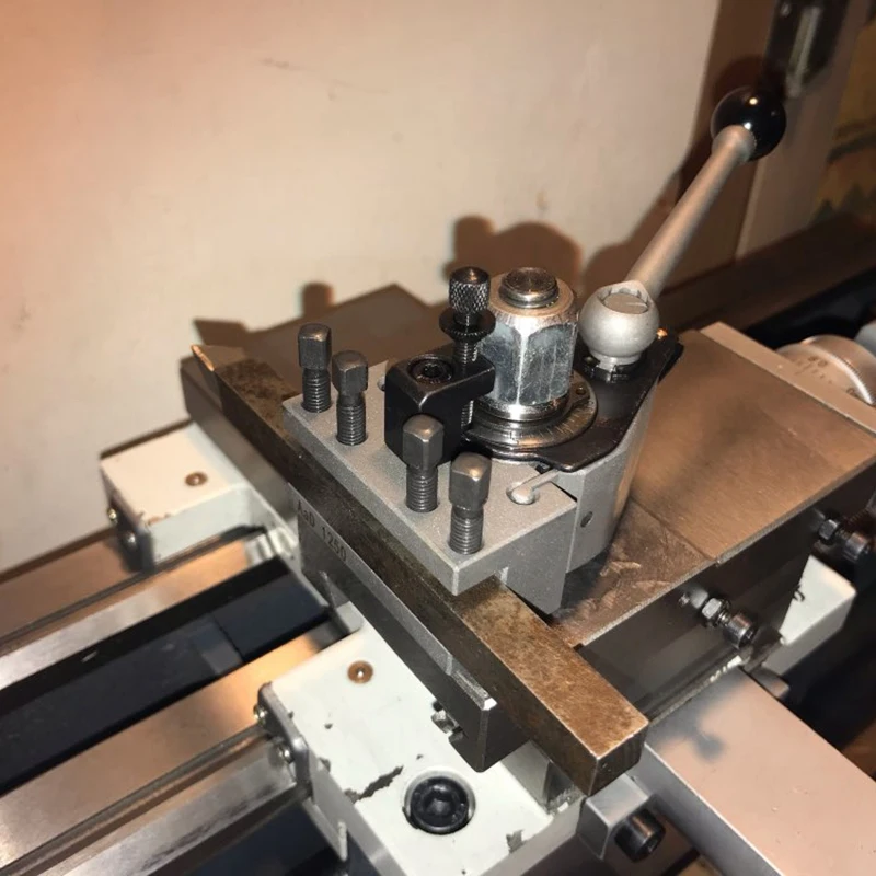 Lathe Quick Change Tool Post Set WM210V&WM180V&0618 12X12mm Tool Rest for Swing Over Bed 120-220mm
Lathe Quick Change Tool Post Set WM210V&WM180V&0618 12X12mm Tool Rest for Swing Over Bed 120-220mm