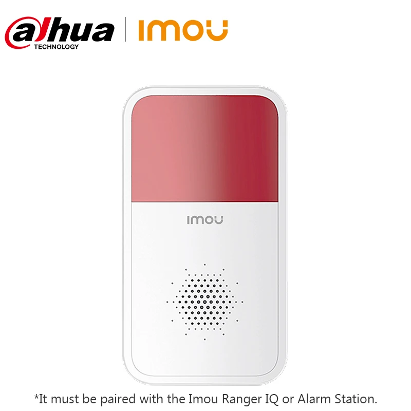 Dahua imou Smart Wireless Strobe Siren Sound Flash Light Alarm Indoor with Lithium Battery 433Mhz For Home Security Alarm System
Dahua imou Smart Wireless Strobe Siren Sound Flash Light Alarm Indoor with Lithium Battery 433Mhz For Home Security Alarm System