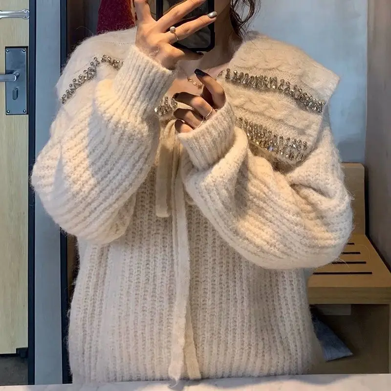 2021 Winter Fashion Retro Women Long Sleeve Loose Christmas New Year Turndown Collar Red Pullovers Sweater Knitwear Tops Y557
2021 Winter Fashion Retro Women Long Sleeve Loose Christmas New Year Turndown Collar Red Pullovers Sweater Knitwear Tops Y557