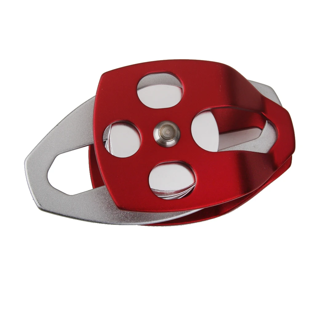 Double Aluminum Side Swing Pulley, 32KN, Durable, Ultralight, Large Double Sheave Pulley Ball Bearings for Rescue / Climbing
Double Aluminum Side Swing Pulley, 32KN, Durable, Ultralight, Large Double Sheave Pulley Ball Bearings for Rescue / Climbing