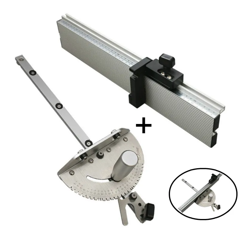 1 Set Woodworking Table Saw Miter Gauge and 450mm Fence Set with Track Stop Sawing Assembly Aluminium Alloy Ruler
1 Set Woodworking Table Saw Miter Gauge and 450mm Fence Set with Track Stop Sawing Assembly Aluminium Alloy Ruler