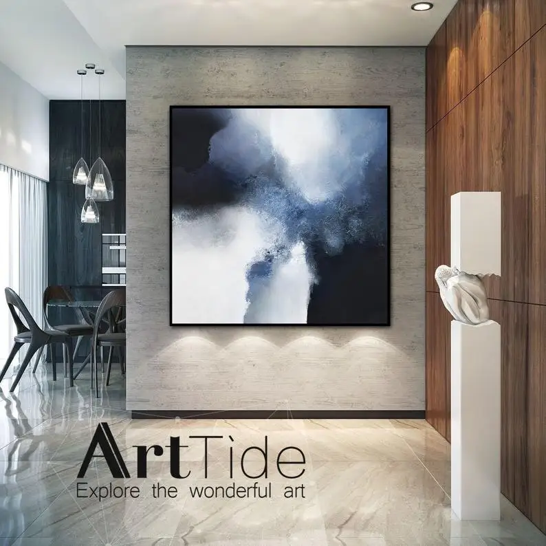 Extra Large Abstract Painting,Blue Canvas Art,White Wall Art,Ocean Painting,Art Painting,Original Room Art,Abstract Oil Canvas
Extra Large Abstract Painting,Blue Canvas Art,White Wall Art,Ocean Painting,Art Painting,Original Room Art,Abstract Oil Canvas