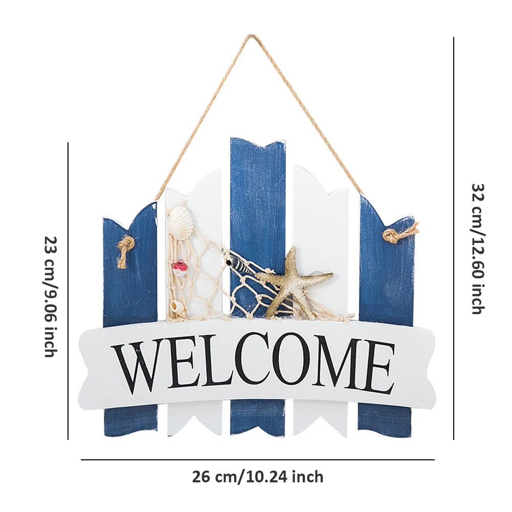 Welcome Hanging Board Wooden Wall Nautical Rural Style Welcome Sign Decorative Beach Style Helmsman Sea Anchor Sign Plaque
Welcome Hanging Board Wooden Wall Nautical Rural Style Welcome Sign Decorative Beach Style Helmsman Sea Anchor Sign Plaque