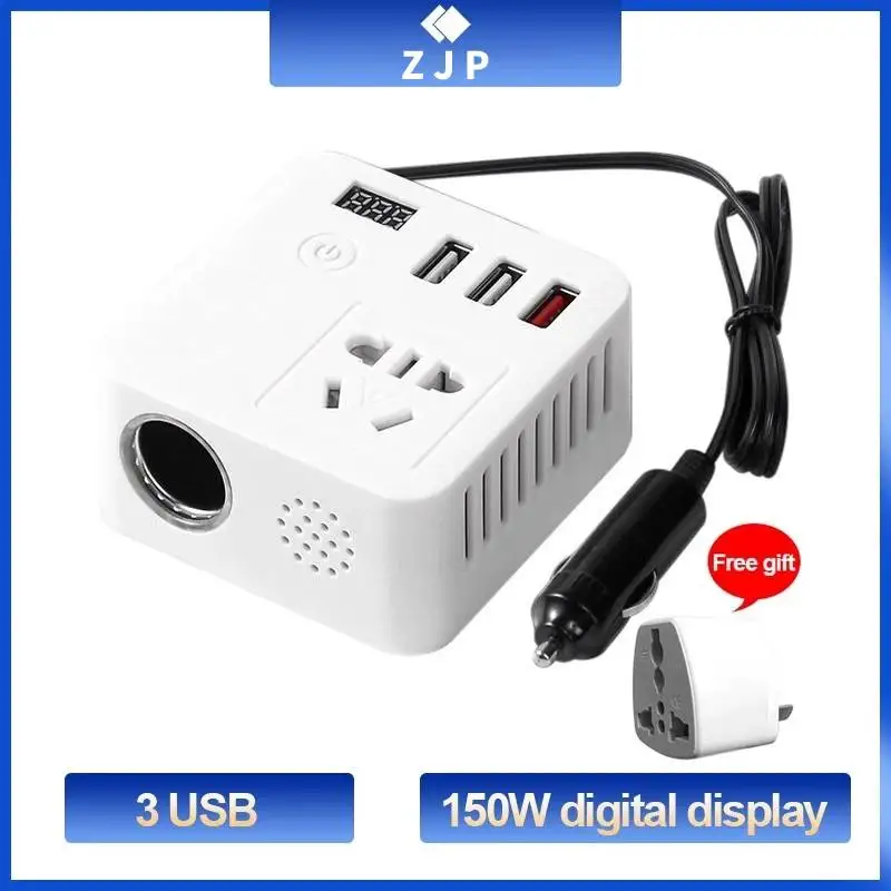 150W Car Power Inverter 12V To 220V Digital Converter Auto Charger Converter Adapter Modified Sine Wave Universal Socket Adapter
150W Car Power Inverter 12V To 220V Digital Converter Auto Charger Converter Adapter Modified Sine Wave Universal Socket Adapter