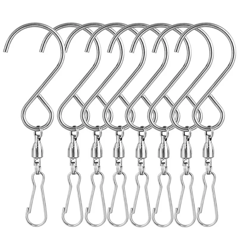 8 шт., крючки-зажимы из нержавеющей стали
8 шт., крючки-зажимы из нержавеющей стали