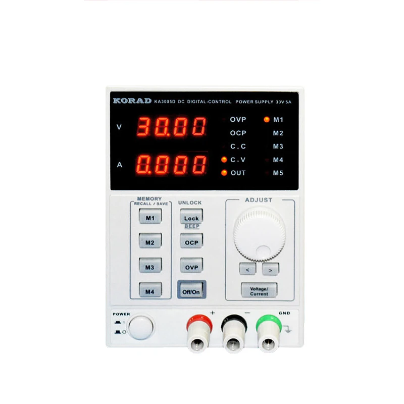 KORAD KA3005D Adjustable Digital Programmable DC Power Supply Laboratory Power Supply 30V 5A + Multimeter probe For LAB R
KORAD KA3005D Adjustable Digital Programmable DC Power Supply Laboratory Power Supply 30V 5A + Multimeter probe For LAB R