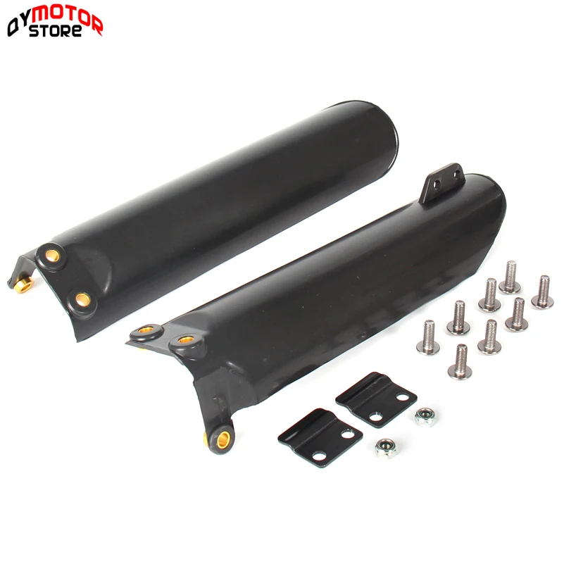 

Black Pit Bike USD Front Fork LEG Guards Sliders Motorcycle Protecting Cover 140cc 160cc Pitbike