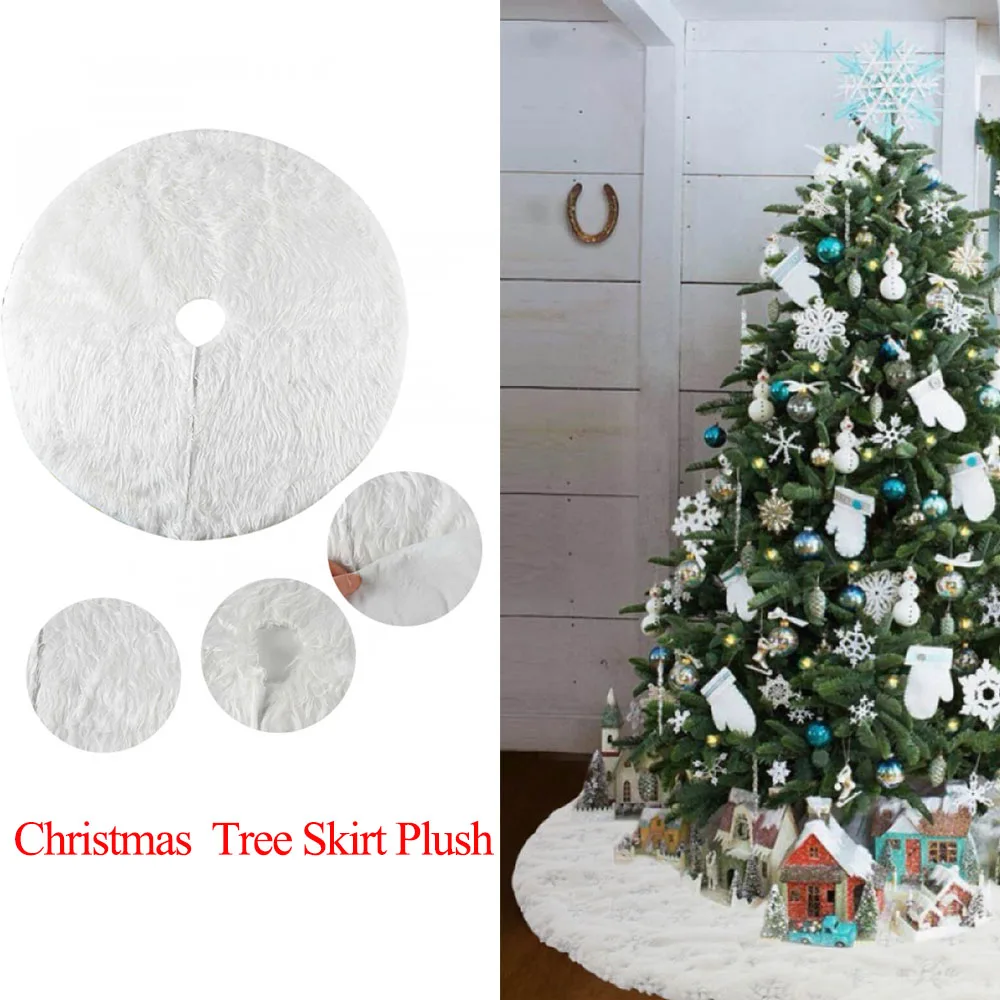 1pc White Christmas Tree Skirt Plush Faux Fur Carpet Xmas Floor Mat Ornaments Wedding Birthday New Year Christmas Tree Decor
1pc White Christmas Tree Skirt Plush Faux Fur Carpet Xmas Floor Mat Ornaments Wedding Birthday New Year Christmas Tree Decor