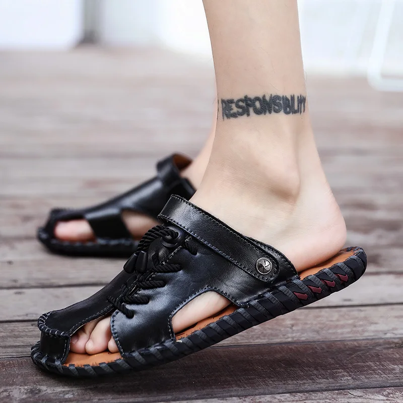 Summer Sandals Men Sandalias Hombre Verano Shoes Men Sandals Cuero De Para For Man Sandali Uomo Sandale Homme Cuir Vietnam
Summer Sandals Men Sandalias Hombre Verano Shoes Men Sandals Cuero De Para For Man Sandali Uomo Sandale Homme Cuir Vietnam