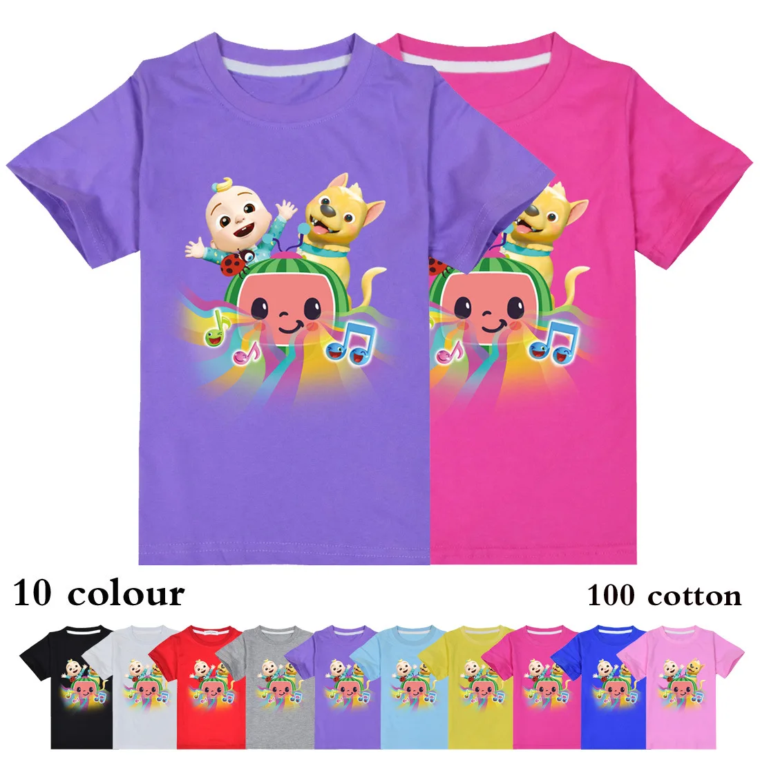 Family TV Cocomelon Song T Shirt for Boys 100% Cotton T-shirt Toddler Girl Tshirt Kids Short Sleeve Tops Children Summer Clothes
Family TV Cocomelon Song T Shirt for Boys 100% Cotton T-shirt Toddler Girl Tshirt Kids Short Sleeve Tops Children Summer Clothes