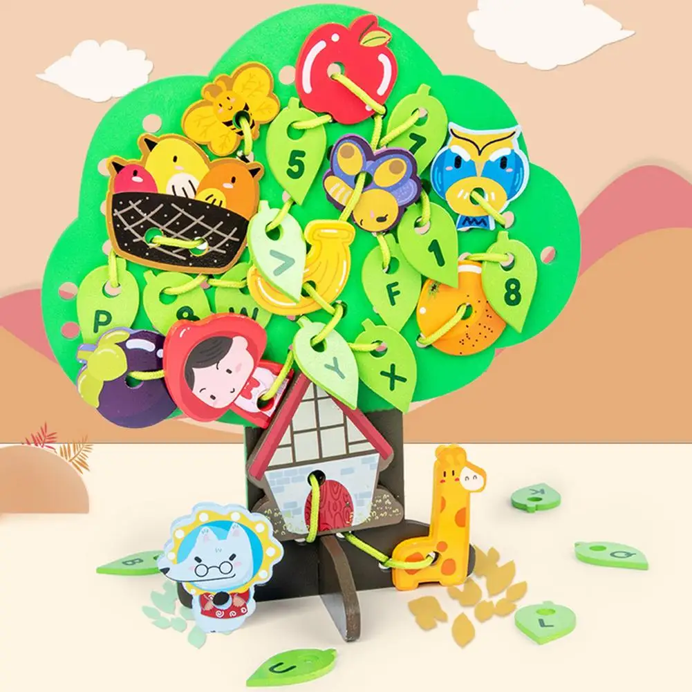 Kids Tree Lacing Threading Toy Lacing Beech Wooden Sewing Toys Dinosaur Button Beaded Blocks For Boys Girls Products
Kids Tree Lacing Threading Toy Lacing Beech Wooden Sewing Toys Dinosaur Button Beaded Blocks For Boys Girls Products