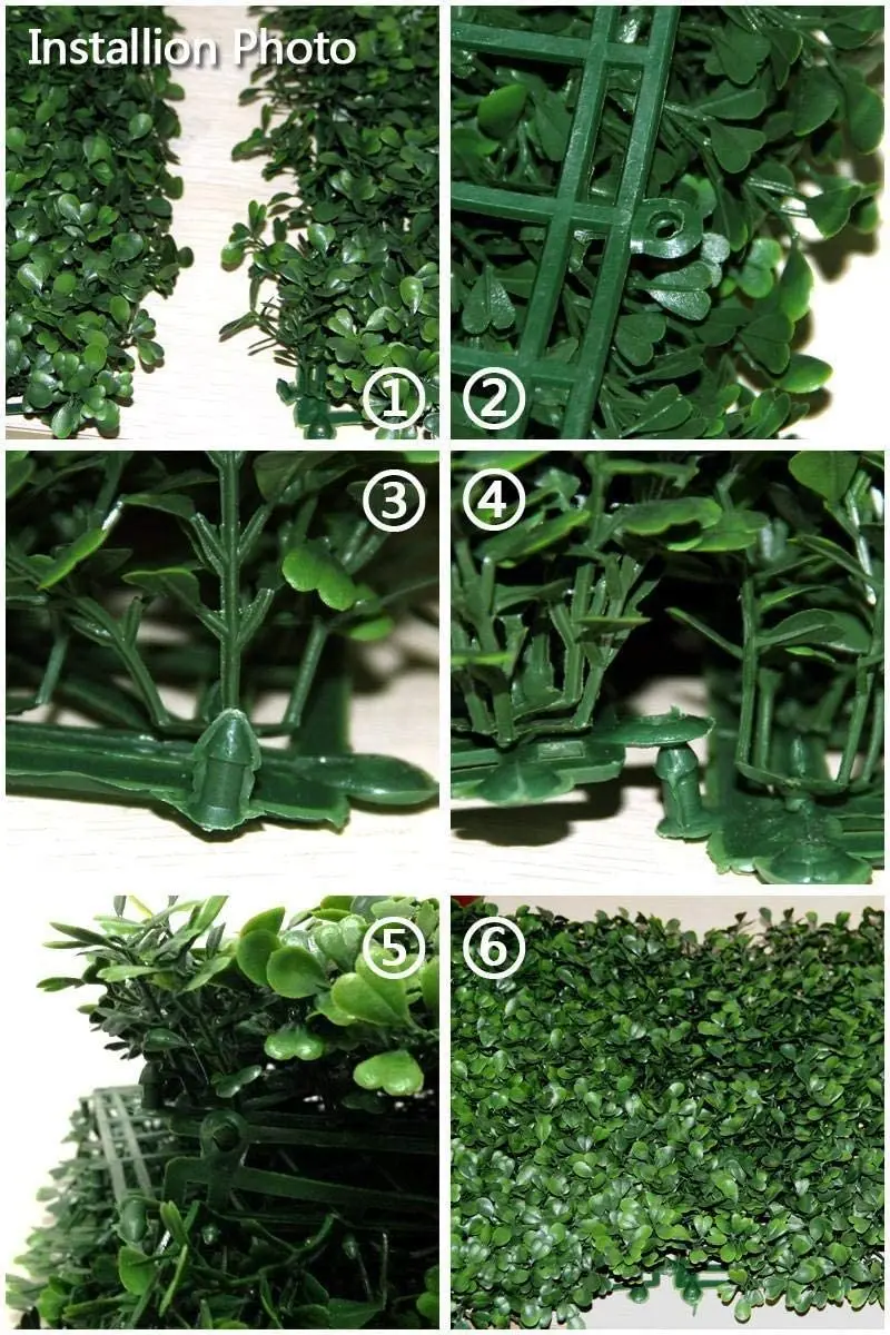 WHDZ 14/16/18 pcs Artificial Boxwood Panels UV Protection High Density Backdrop Hedge for Both Outdoor or Indoor Decoration 
WHDZ 14/16/18 pcs Artificial Boxwood Panels UV Protection High Density Backdrop Hedge for Both Outdoor or Indoor Decoration