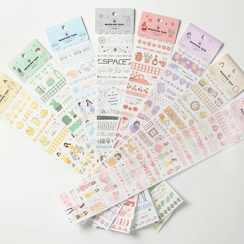 Kawaii Daily life Small Article Series Washi Masking Tape Stickers Scrapbooking Stationery Decorative Long Strip Of Tape
Kawaii Daily life Small Article Series Washi Masking Tape Stickers Scrapbooking Stationery Decorative Long Strip Of Tape