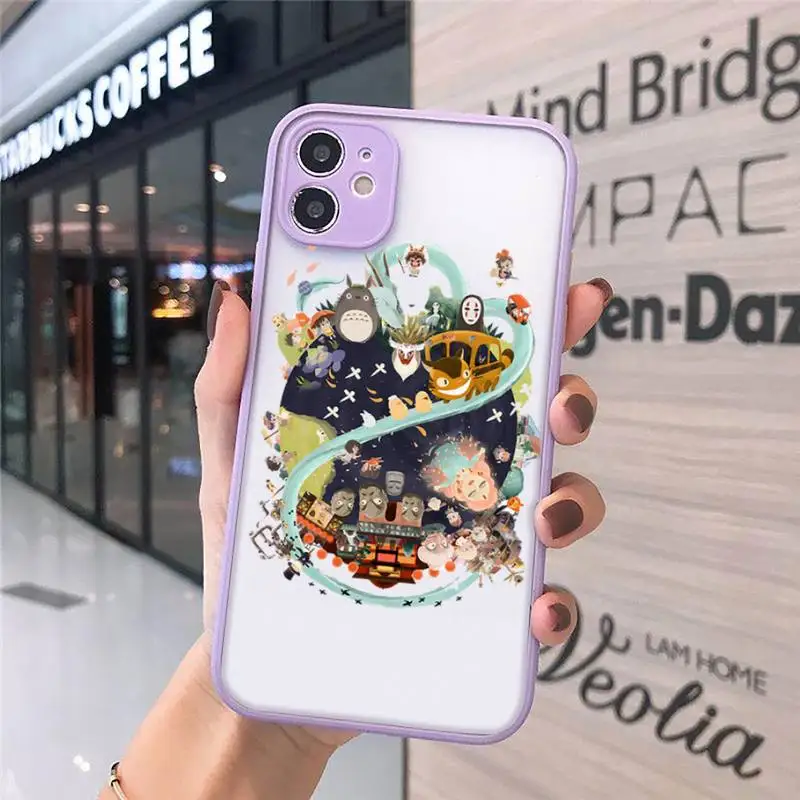 Studio Ghibli Spirited Away anime Totoro Phone Case matte transparent For iphone 7 8 11 12 plus mini x xs xr pro max cover
Studio Ghibli Spirited Away anime Totoro Phone Case matte transparent For iphone 7 8 11 12 plus mini x xs xr pro max cover