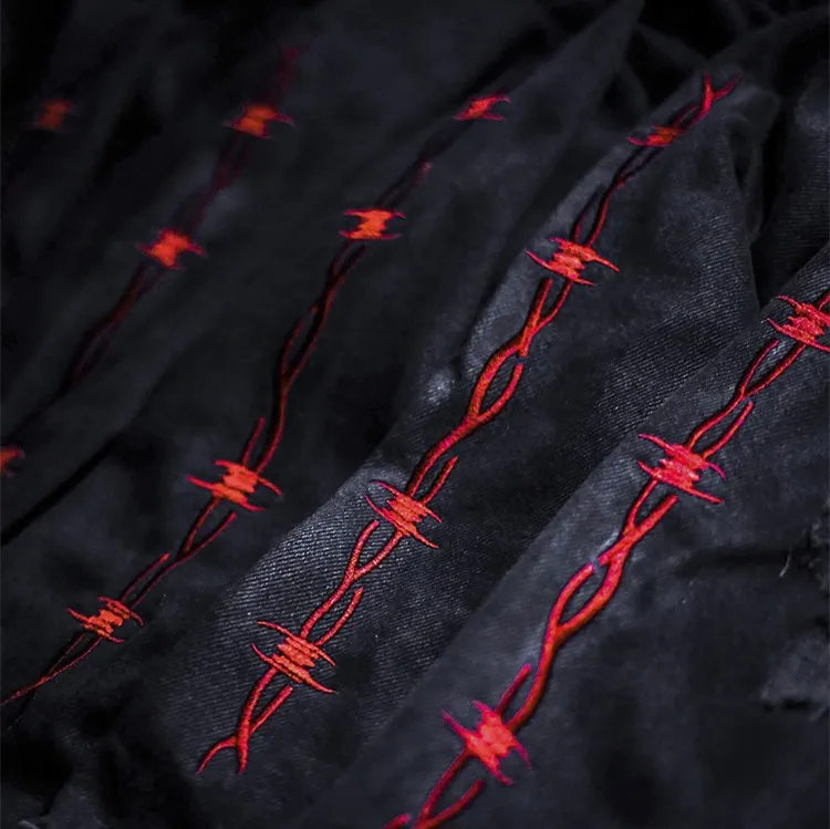 Autumn Men Harajuku Gothic Demon Hunter Skull Denim Jacket Rock Punk Heavy Metal Sweatshirt Sudadera Suspenders Hole Streetwear
Autumn Men Harajuku Gothic Demon Hunter Skull Denim Jacket Rock Punk Heavy Metal Sweatshirt Sudadera Suspenders Hole Streetwear