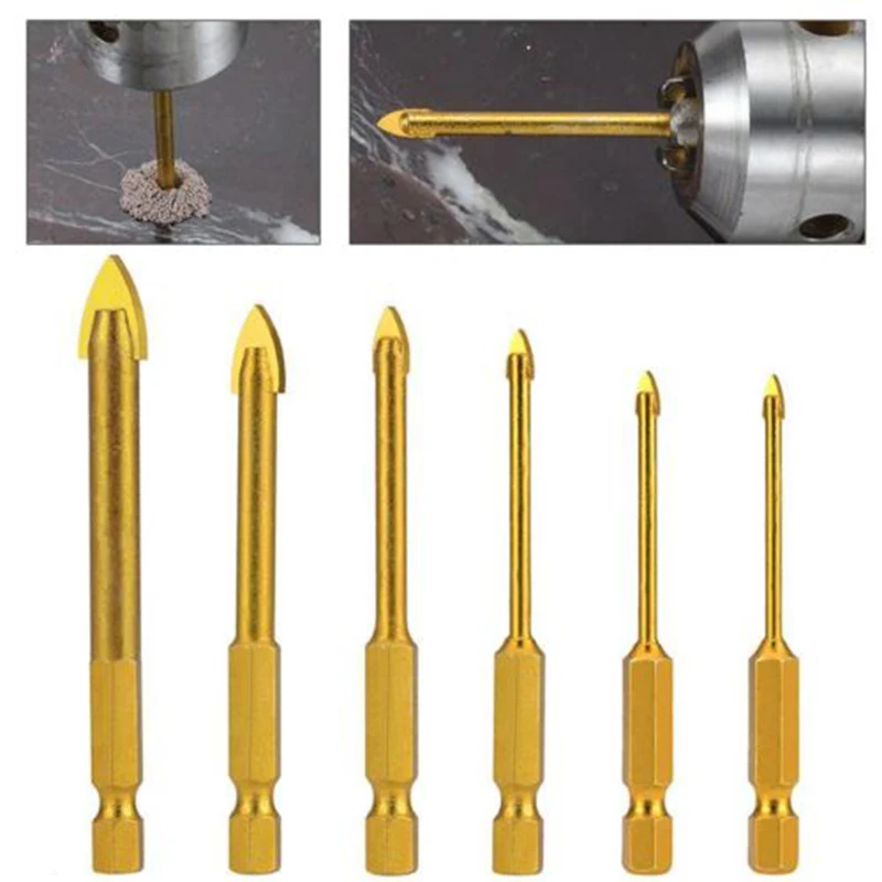 3/4/5/6/8/10mm Triangle Drill Bit Hex Handle Tip Porcelain Spear Head Ceramic Tile Glass Drill Bits Set Power Tools Parts
3/4/5/6/8/10mm Triangle Drill Bit Hex Handle Tip Porcelain Spear Head Ceramic Tile Glass Drill Bits Set Power Tools Parts