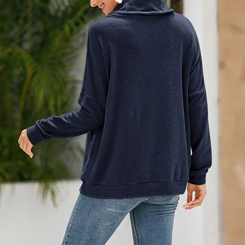 Women Long Sleeve Loose Sweatshirt Cowl Neck Drawstring Pullover Top with Pocket BX0B
Women Long Sleeve Loose Sweatshirt Cowl Neck Drawstring Pullover Top with Pocket BX0B