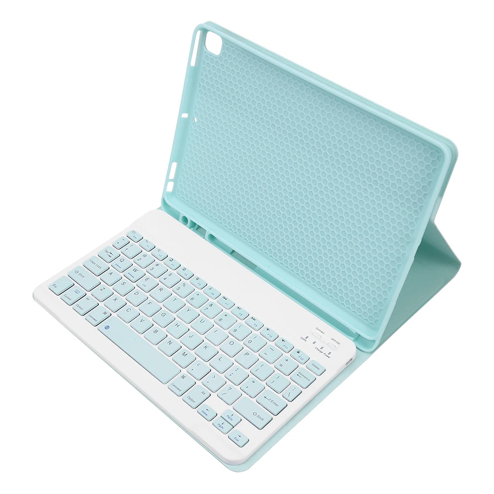 Wireless Bluetooth-compatible Touchpad Keybaord Protective Case Bluetooth-compatible Keyboard Square Keycaps for iPad 10.2 10.5
Wireless Bluetooth-compatible Touchpad Keybaord Protective Case Bluetooth-compatible Keyboard Square Keycaps for iPad 10.2 10.5