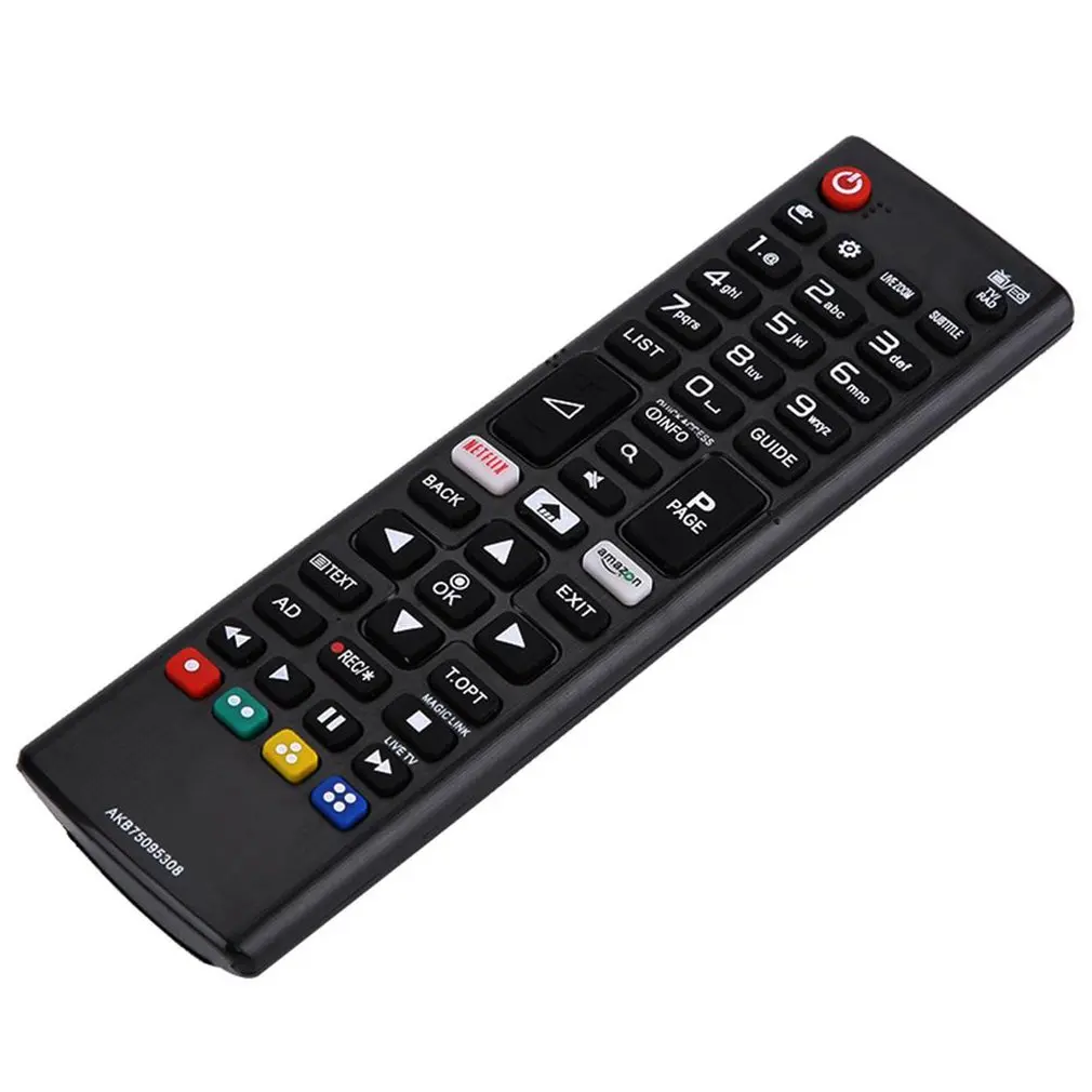For LG Lcd Tv Remote Control AKB75095307/AKB75095308 Portable Remote Control Long Distance Ergonomic Design Remote Control
For LG Lcd Tv Remote Control AKB75095307/AKB75095308 Portable Remote Control Long Distance Ergonomic Design Remote Control