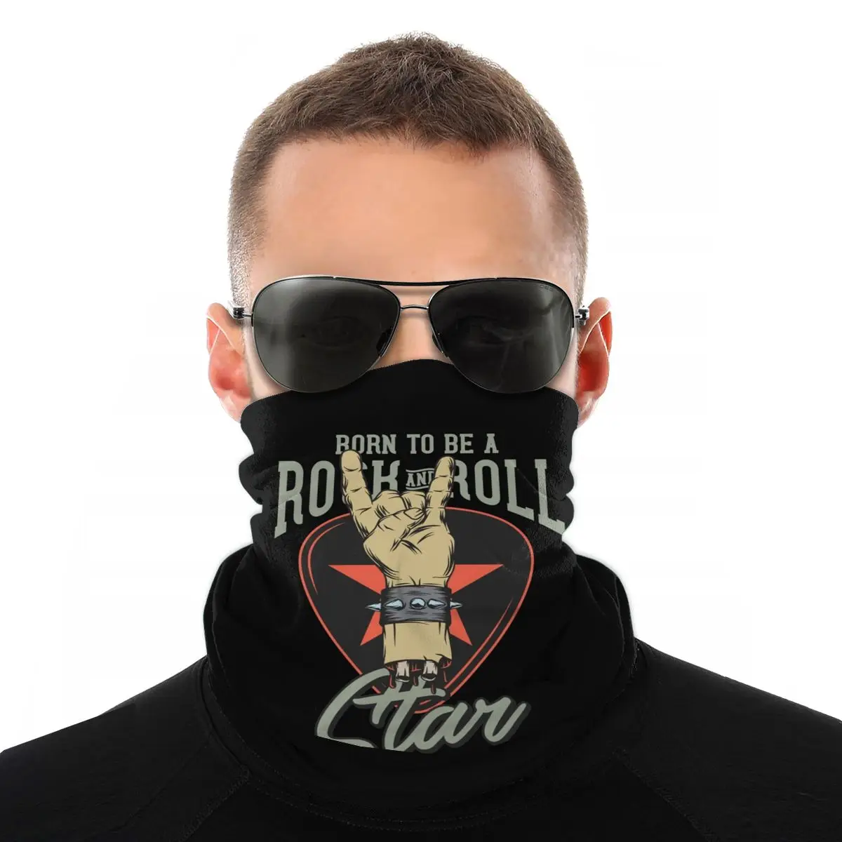 Vintage Rock Roll Star Scarf Half Face Mask Unisex Fashion Tube Scarf Tubular Bandanas Polyester Headwear Biking Hiking
Vintage Rock Roll Star Scarf Half Face Mask Unisex Fashion Tube Scarf Tubular Bandanas Polyester Headwear Biking Hiking