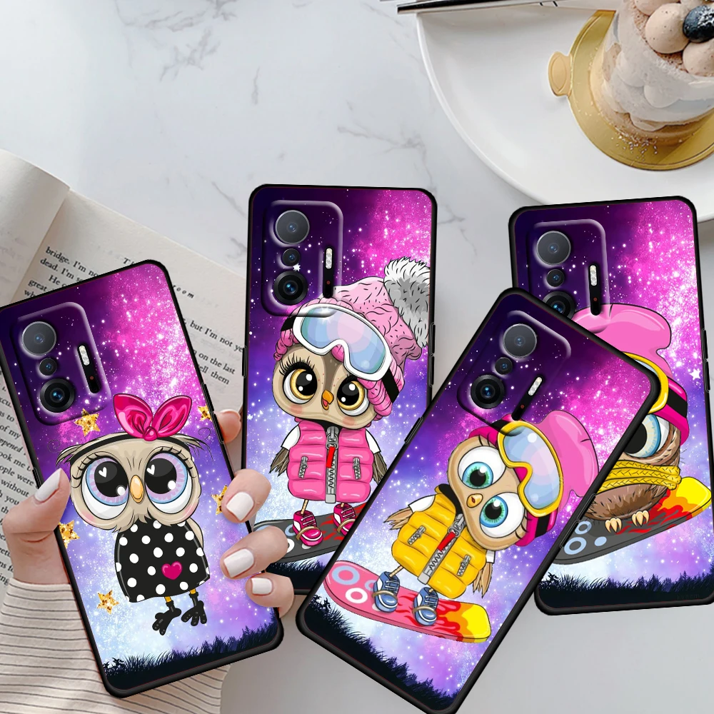 Lovely Cute Owl For Xiaomi Mi 11 10 Ultra 11T 10T Note 10 Lite 11i 10i 10S 5G Soft Black Phone Case Cover Shell 
Lovely Cute Owl For Xiaomi Mi 11 10 Ultra 11T 10T Note 10 Lite 11i 10i 10S 5G Soft Black Phone Case Cover Shell