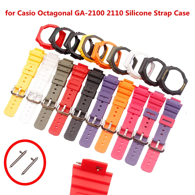 Watch accessories resin strap case for men and women suitable for Casio G-SHOCK GA2100 modified watch strap
Watch accessories resin strap case for men and women suitable for Casio G-SHOCK GA2100 modified watch strap