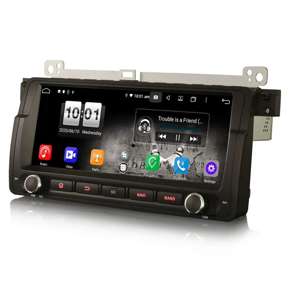 Автомобильная Мультимедийная система с GPS Навигатором 8 дюймов Android 10 0 для MG ZT 2001