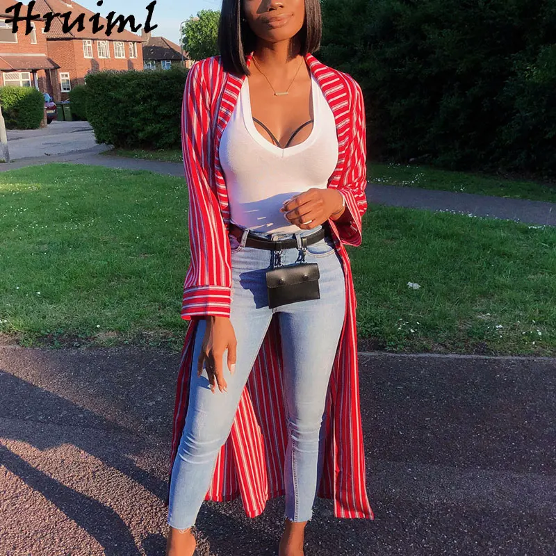 Long Coat Fall 2020 Women Fashion Striped Long Sleeve Open Stitch Female Jackets Plus Size Clothes Dropshipping Ropa De Mujer
Long Coat Fall 2020 Women Fashion Striped Long Sleeve Open Stitch Female Jackets Plus Size Clothes Dropshipping Ropa De Mujer